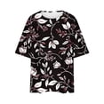 thumbnail image 7 of Women Casual Tops Long Sleeve Tshirts Shirts Graphic Funny Women Y2K Off Shoulder Tees Slim Fit, 7 of 7