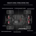 thumbnail image 4 of Remote Control Car 1/18 Full Scale 2.4GHz Off Road Trucks 4WD 30KM/H Vehicle Racing Climbing Car Gif2 battery, 4 of 4