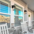 thumbnail image 5 of LNC Motion Sensor Outdoor Wall Light with Dusk to Dawn, Black Lantern Sconce for Entryway, 5 of 16