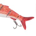 thumbnail image 2 of Robotic Swimming Fishing Bait Multi Jointed USB Rechargeable Electric Fishing Lure with LED Light and Propellers for Freshwater BL 2024, 2 of 4