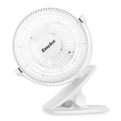 Easyacc Usb Clip Desk Personal Fan Table Fans Clip On Fan 2 In 1 Applications Strong
