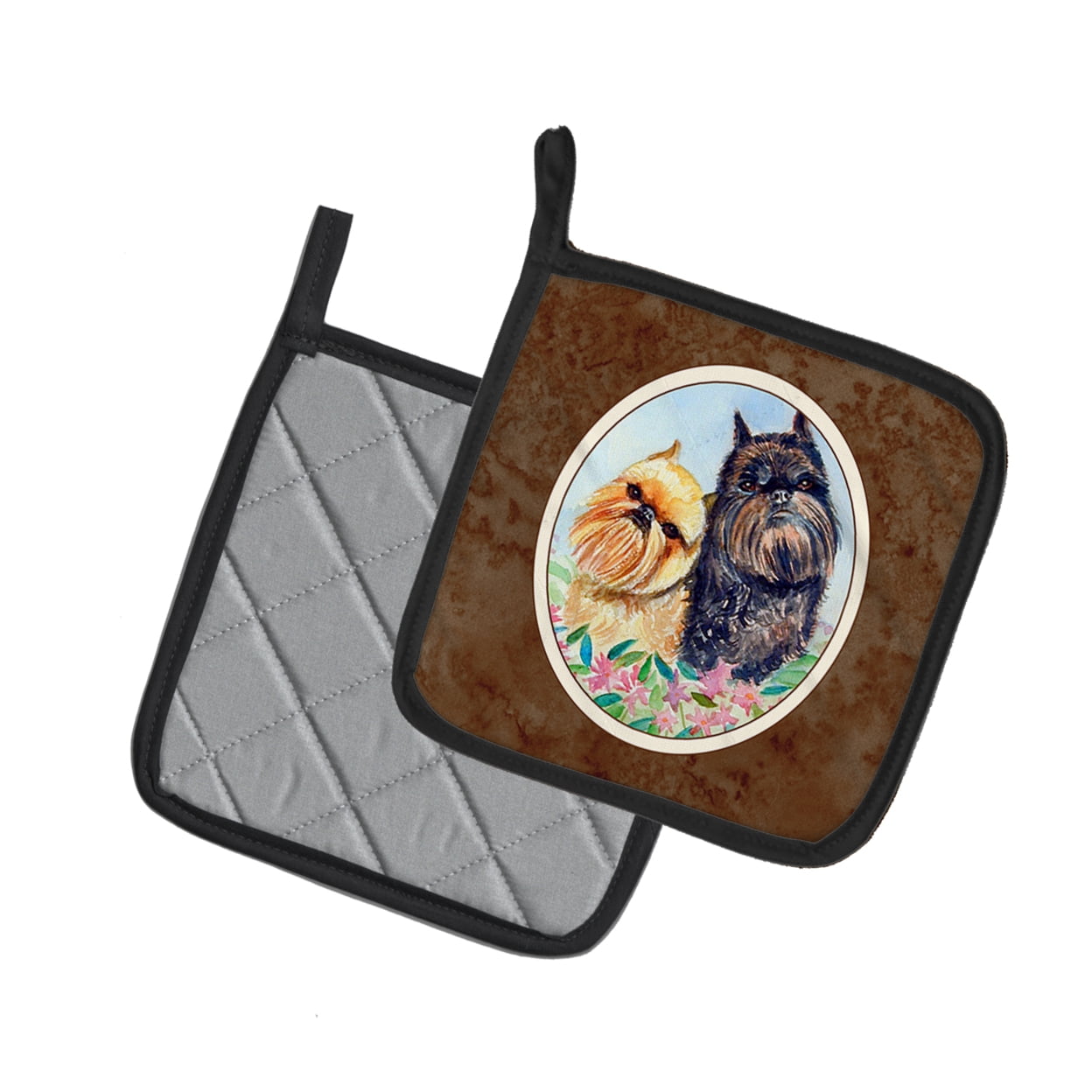 Caroline's Treasures Brussels Griffon Pair of Pot Holders
