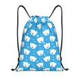 thumbnail image 1 of Xecao Cute Polar Bear Pattern Sports Drawstring Backpack - String Swim Gym Bag with Wet Proof Pocket for Women&Men-Small, 1 of 6