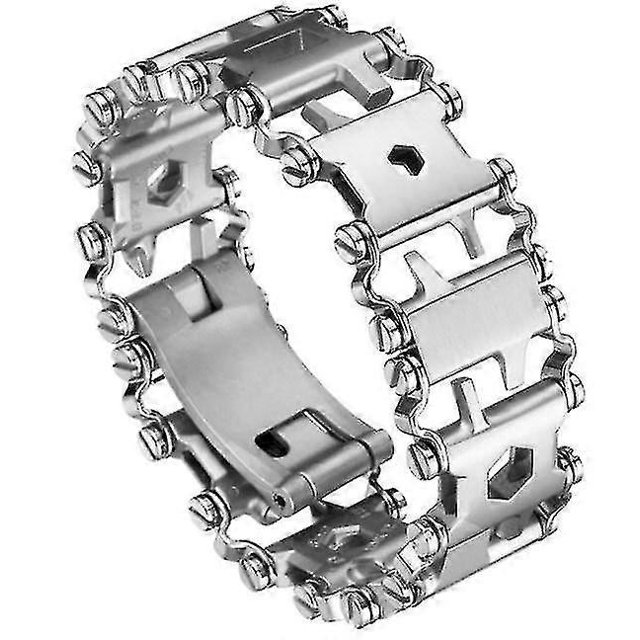 Pulsera de acero inoxidable estilo punk vintage yuxing con cabeza de lobo color plata 10590