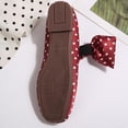 thumbnail image 6 of YHAJDS Loafer Shoes for Women Print Polka Dot Bowknot Slip On Casual Daily Walking Flats, 6 of 10
