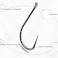 thumbnail image 2 of Soidarity 30Pcs Aleación de Titanio Anzuelo Pez No Púa Rígido Cebo Soportes Pesca Aparejos Pescar blanco 10.6 mm Soidarity DJ0997-05, 2 of 6