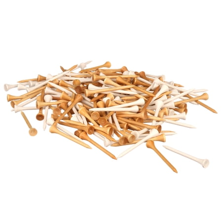 Pride Golf Tee - 2-3/4 inch Deluxe Tee  500 Count White/Natural Mix
