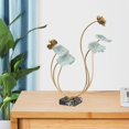 thumbnail image 3 of Adorno, decoración artística de pie, accesorios para fotos, accesorios de hierro con artesanías de base para oficina, dormitorio, comedor, librerías, EstiloE Soledad escultura de escritorio, 3 of 7