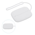 thumbnail image 3 of Silicone Storage Pouch, Mini Key Organizer Bag with Lanyard for Keys Headphone Card, White, 3 of 6