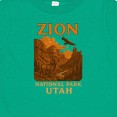 thumbnail image 4 of Inktastic Zion National Park Utah Vintage Landscape Art Boys or Girls Baby T-Shirt, 4 of 5