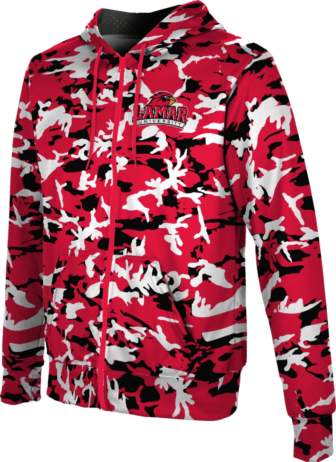 Camo ProSphere Lamar University Boys Fullzip Hoodie Camo ProSphere Lamar University Boys Fullzip Hoodie