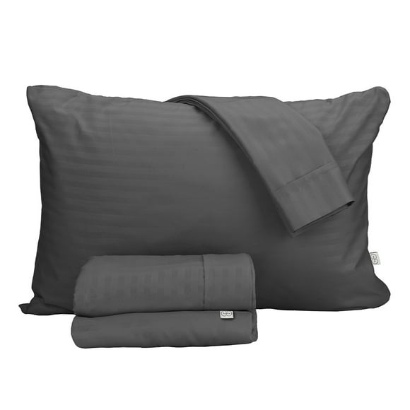 Juego de Sábanas Trinity Queen Size Gris Oxford