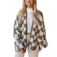 thumbnail image 1 of Wangsaura Fall Lightweight Cardigans Sweater Casual Long Sleeve Soft Pocketed Knitted Open Front Cardigans, 1 of 7
