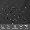thumbnail image 3 of Rideau de Douche, Noir (80x180cm), Anti-Moisissure, Petit, Tissu Polyester, Imperméable, Lavable en Machine, 3 of 5