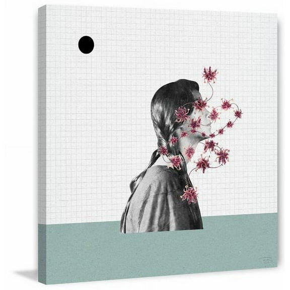 Marmont Hill "Cara Vegetal Nina I" by Bengoa Vazquez Painting Print on Wrapped Canvas