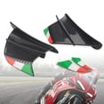 thumbnail image 2 of Motorcycle Winglet Aerodynamic Wing Kit Spoiler Motorcycle Wind Flow Fixing Wing for S1000RR V4 ZX-10R R1,Matte Black, 2 of 6
