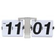 thumbnail image 2 of Flip Clock§digital Flip Desk Clock§retro Flip Down Clock§automatic Page Turning Clock§battery Powered Flip Clock§desktop Mechanical Clock Flip Clock PVC Stainless Steel, 2 of 8