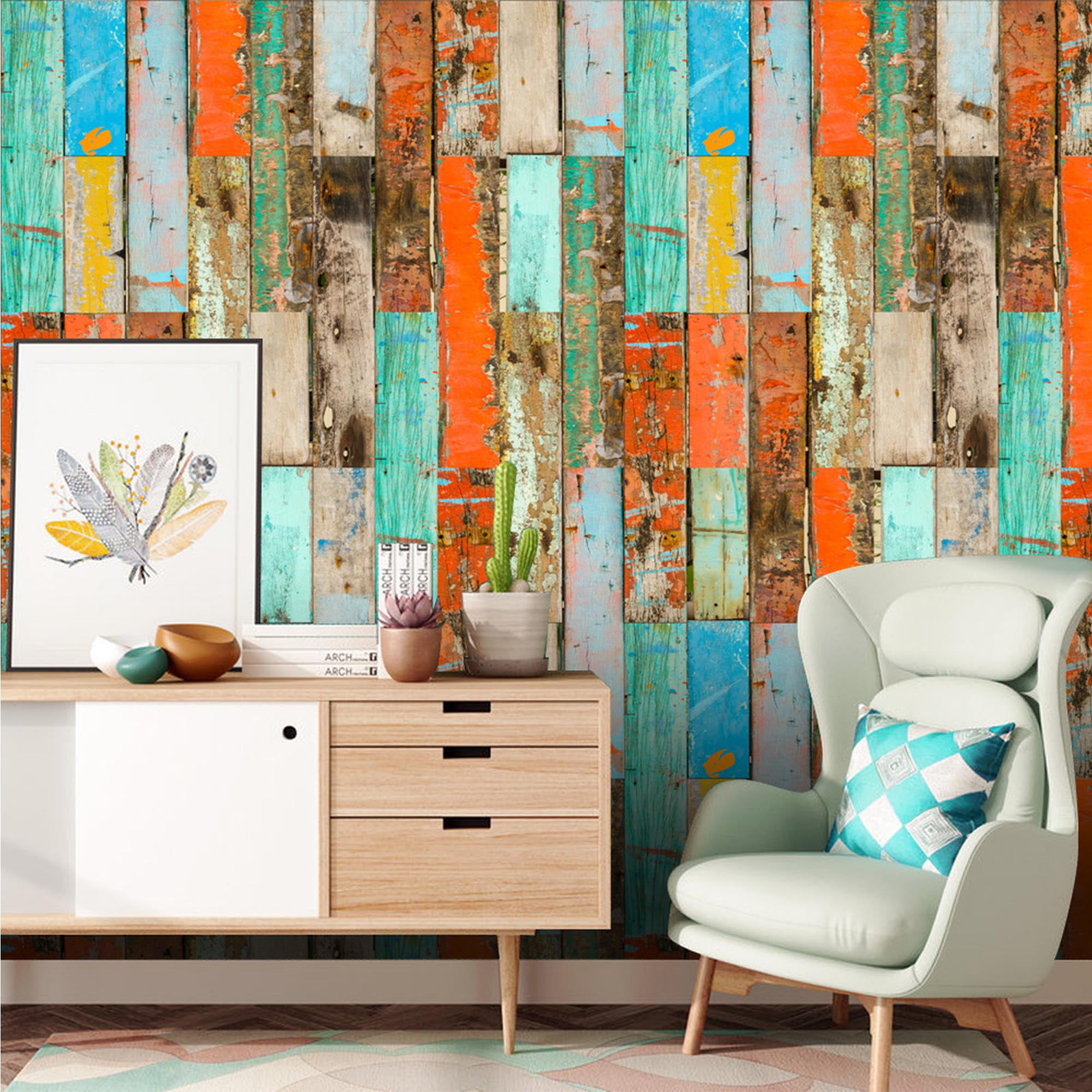 Voguele 20 Sheets DIY Mural Peel And Stick Backplash SelfAdhesive