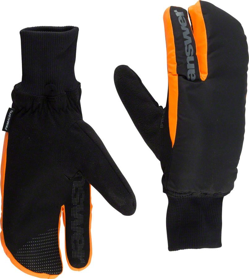 Answer Sleestak Winter Mitt: Black Gray SM by Answer Products