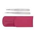 thumbnail image 1 of Set de pinzas pequeñas Tweezerman con funda rosa 4048-PKR, 1 of 3
