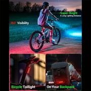 Bike Light USB Rechargeable, 2500LM Ultra Bright Bike Light Headlight and Taillight Set, Front and Back Set