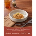 thumbnail image 2 of Famiware Star 8.1'' Pasta Bowls, Large Dinner Bowls Set of 4, Matte White, 2 of 7
