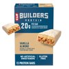 CLIF BUILDERS Protein Bars Vanilla Almond Flavor, Plant Protein, Gluten Free Bars, 12ct