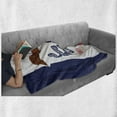 thumbnail image 6 of Iowa State Soft Flannel Fleece Throw Blanket, Flag of USA State of Iowa with Eagle and Phrase Patrioticme, Cozy Plush for Indoor and Outdoor Use, 60" x 80", Multicolor, by Ambesonne, 6 of 6