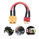 thumbnail image 4 of Cables de enchufe Xt60 a t, 2 piezas 10 cm 14 AWG Conector Macho A Hurbra de Silicona Adaptador de Enchufe Xt60 A T Acesio RC de actualización, 4 of 7
