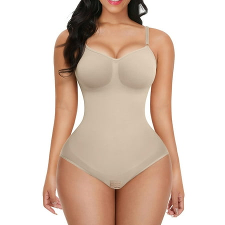 

VSNOW Women Shapewear Slimming Bodysuit Tummy Control Body Shaper Tops Corset