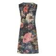 thumbnail image 5 of Puntoco Vestidos Mujer Fancy Women Impreso Elegante Estilo Casual Vestido con Cuello en V con Correa, 5 of 5