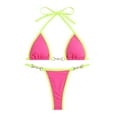 thumbnail image 6 of Rciityk Women Setxy Triangles Bikini Swimsuit Set Push Up Bathing Suits Summer Two Piece Swimsuit Casual Beach Swimwear, 6 of 6