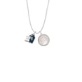 thumbnail image 2 of Delight Jewelry Silvertone Blue Prescription Bottle To the World You are a Mother Locket Necklace, 2 of 4