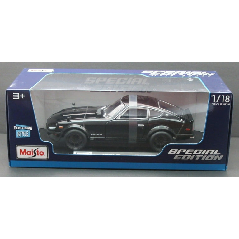 1971 Datsun 240Z Black 1:18 Metal Die Cast Maisto - Walmart.com