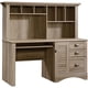 thumbnail image 1 of Sauder Harbor View Computer Desk with Hutch, Salt Oak finish My Lux Decor Round, 1 of 6