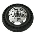thumbnail image 1 of Scooter Wheel Hub Tire Set, Scooter Tail Wheel Explosion Proof Stretchable High Grip With 120mm Brake Disk For   PRO Electric Scooter, 1 of 8