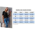 thumbnail image 5 of T-shirts pour Femmes Manches Courtes Hauts d'Été T-Shirts Unis Basiques P-2TG, 5 of 5