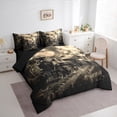 thumbnail image 4 of Manfei Black Train 7pcs Bedding Comforter Set,Construction Vehicles Queen Bedding Sets,Beige Black Queen Sheet Sets For Kids,Microfiber Bedroom Decor Reversible, 4 of 9