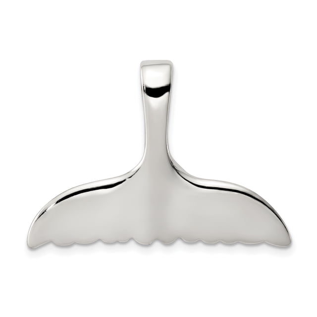 Chaîne Pendentif Queue de Baleine Poisson Sirène en Argent Sterling 925