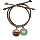 thumbnail image 1 of Luz rojo oscuro paisaje natural de ciencias forestales Pulsera Cuerda Mano Cadena Cuero Dinero Pulsera Unbranded M, 1 of 2
