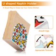 thumbnail image 5 of Yayeee Napkin Holder for Table Set of 2 Kitchen Paper Tissue Organization, Colorful Stars, 5 of 8