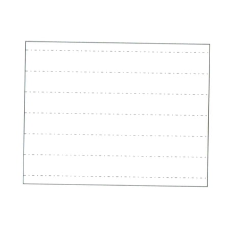 Blank Shelf Tag (No-Tear), 1.25"x 11", 6-UP on 8.5"x 11" Wh 8-Mil Paper -25 Shts