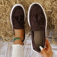 thumbnail image 2 of Xfvqtps Mocassins à Pampilles pour Femmes Chaussures Plates Confortables Semelle Intérieure Coussinée Semelle Légère Décontractées à Enfiler Polyvalentes Chaussures de Tous les Jours Café, 2 of 7
