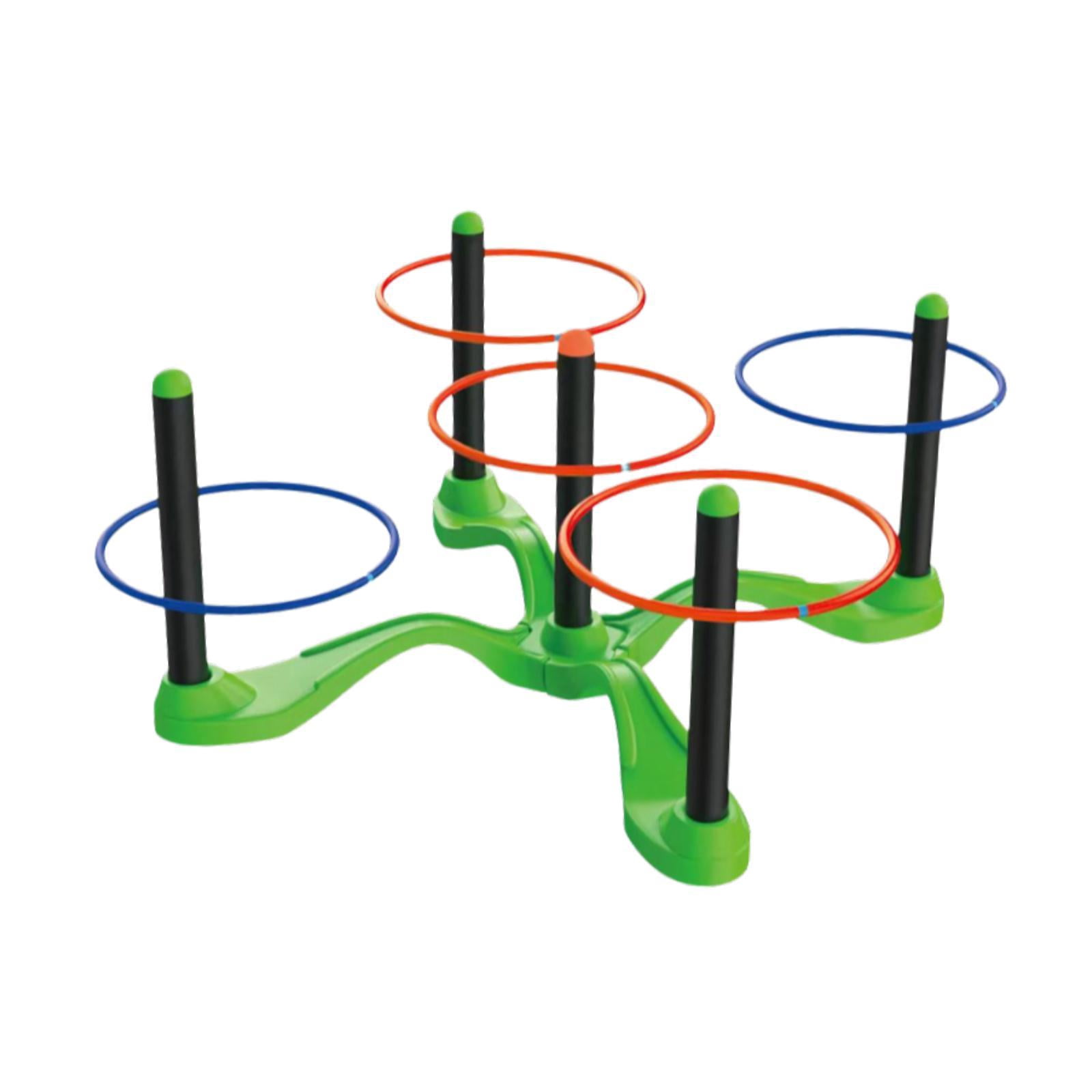 Wswqop Throwing Rings Game Set Ring Tossing Playset Interactive Sport Activity Fun Yard
