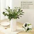 thumbnail image 4 of TETOU 10pcs Faux Olive Leaves Stem for Vase 10.6" Artificial Plant Olive Branch Home Office Wedding Greenery Decoration, 4 of 8