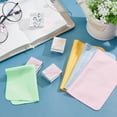 thumbnail image 4 of 1set 4pcs 4 colors Suede Fabric Glasses Cleaning Cloth Rectangle Mixed color 169x137x0.2mm, 4 of 7