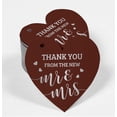 thumbnail image 2 of Inkdotpot Real Silver Foil Thank You From The New Wedding Tags Favor Hang Paper Tags 50 Pieces, 2 of 6