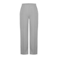 thumbnail image 6 of Gytharion Dress Pants for Women Fashion Solid Casual Elastic High Waist Slacks with Pockets Stretch Slim Fit Straight Leg Trousers for Office Work Business, 6 of 8