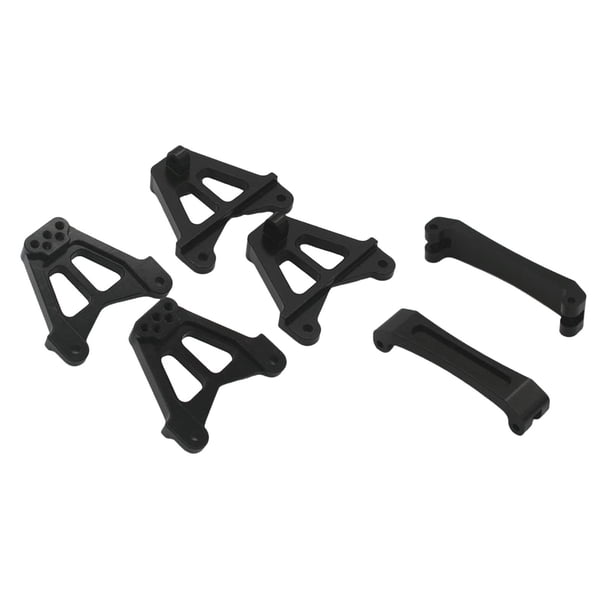 Accesorios de montaje Macarena torres de choque delanteras y traseras Yk4102 1/10 RC modelo Trucks Crawler Negro