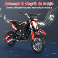 thumbnail image 4 of MiniMoto Electrica Infantil Honey Whale Nm1 Negro-Rojo, 4 of 6
